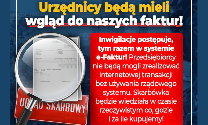 Urzędnicy będą mieli wgląd w nasze faktury!