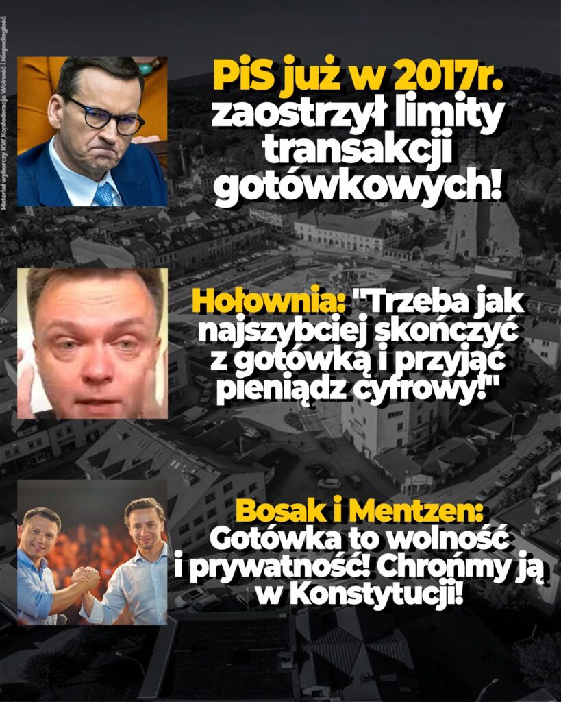 Konfederacja Chce Ochrony Gotówki W Konstytucji!   Konfederacja