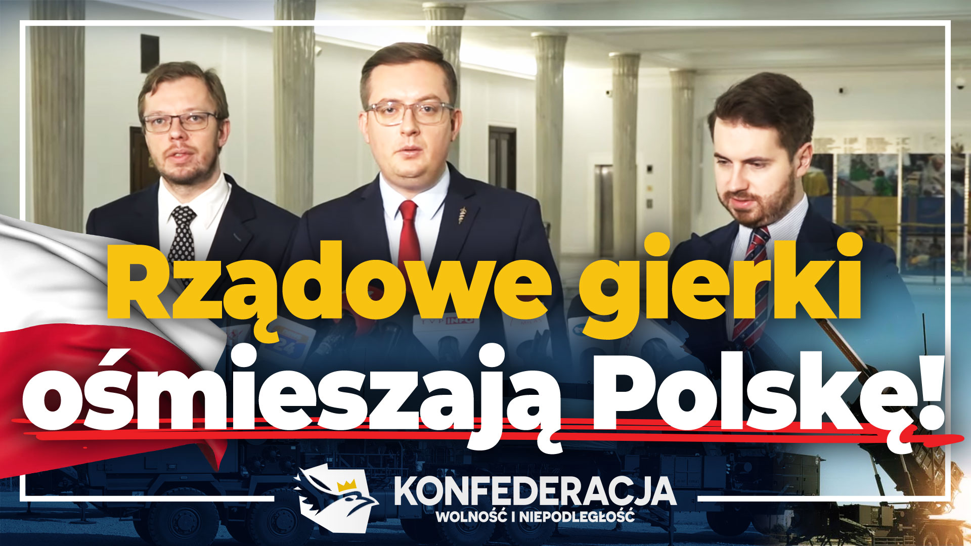 Konfederacja na temat odpowiedzi Żabola do Niemców: To jest wciąganie naszego państwa i NATO do działań zbrojnych.