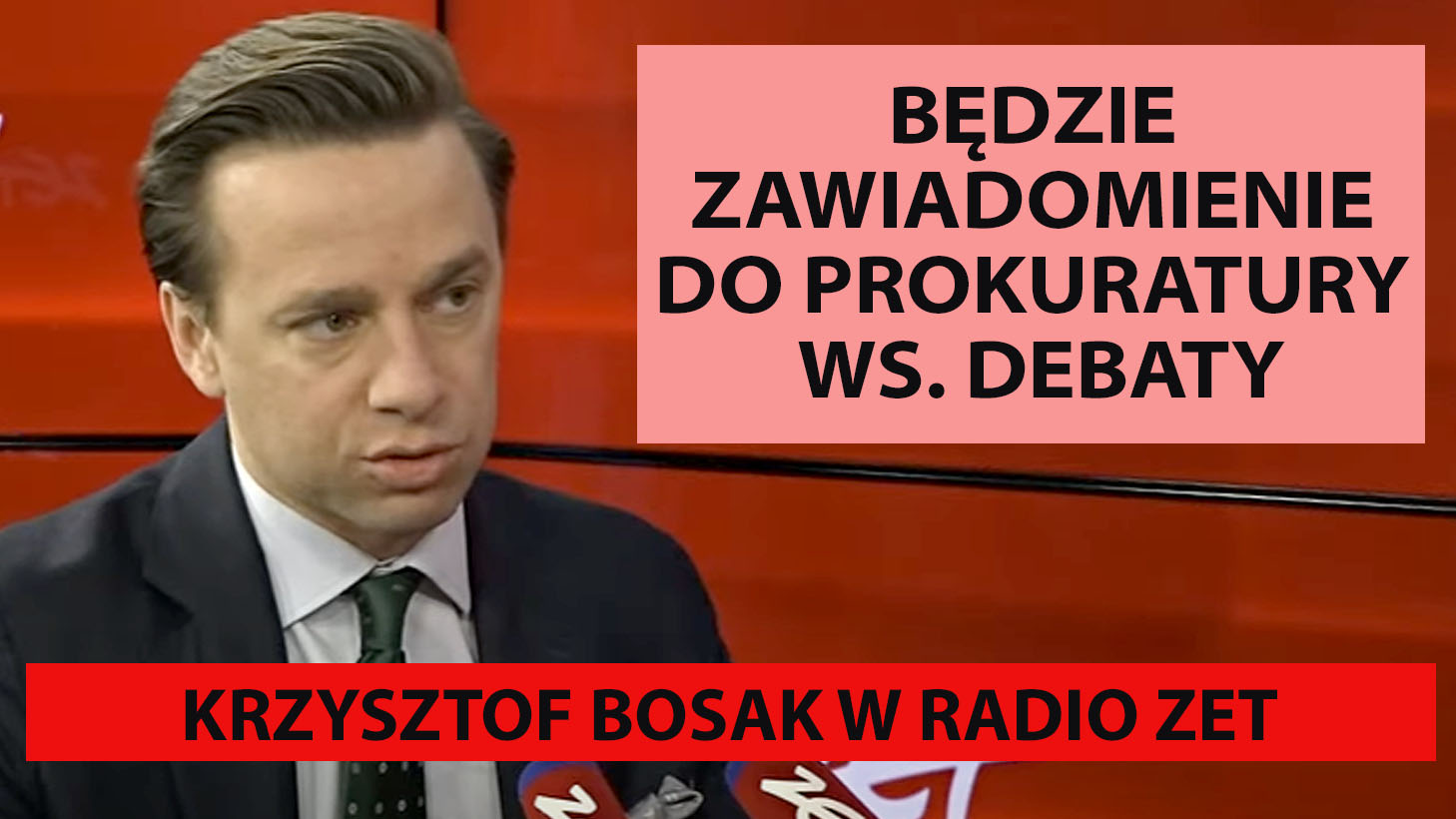 Krzysztof Bosak on Radio Zet