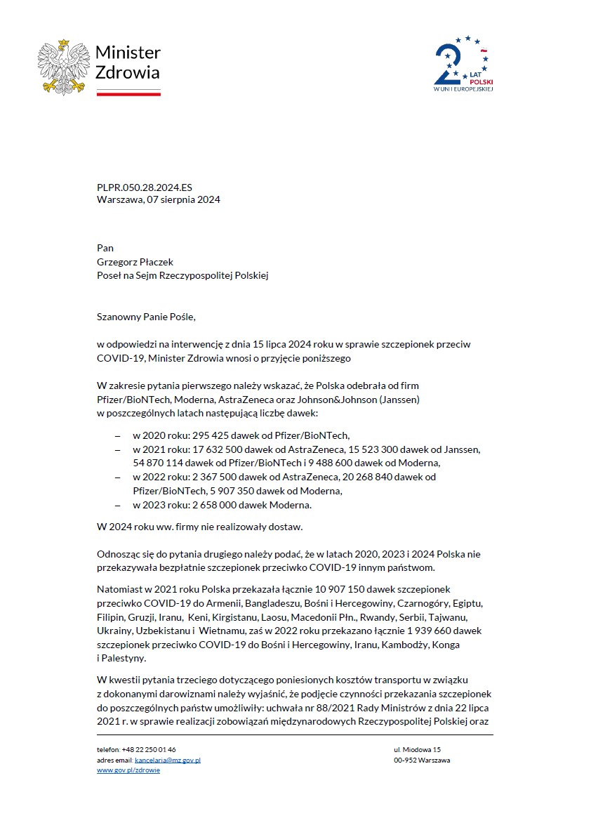 Morawiecki dał ZA DARMO innym państwom szczepionki warte 1,3 mld zł!