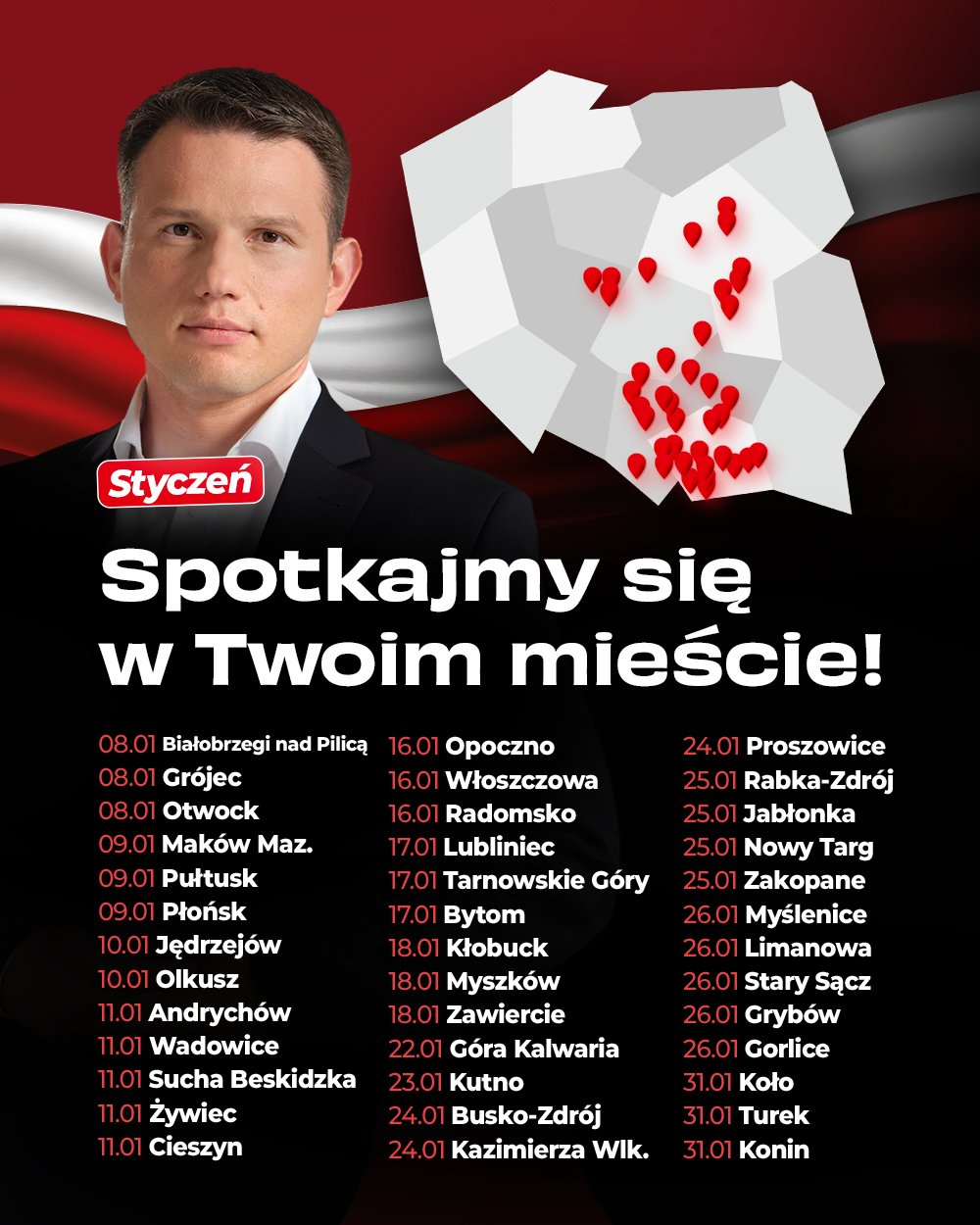 I gotta win these elections so that we live in a strong, proud, rich and safe Poland!