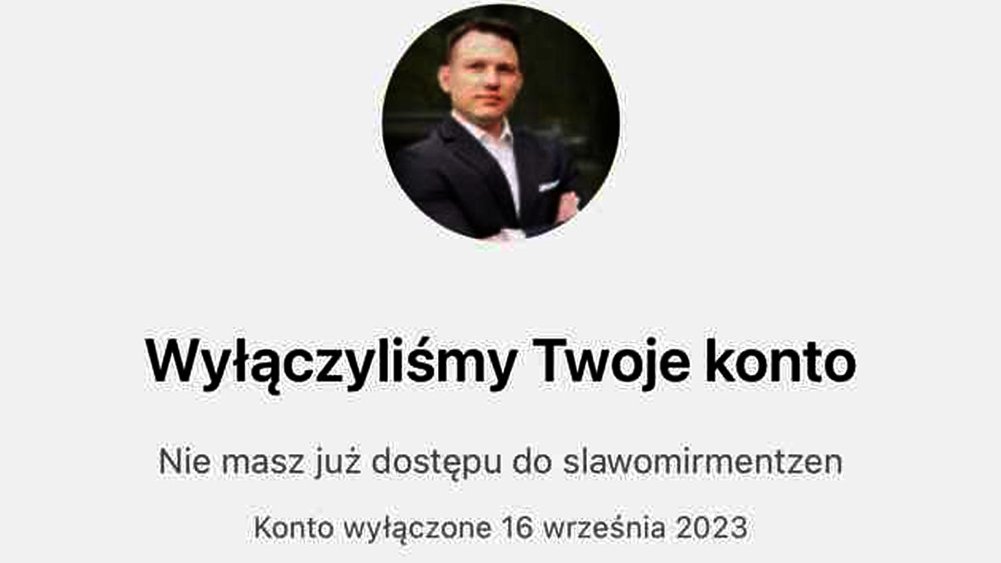 „Meta usunęła moje konto na Instagramie. Na 30 dni przed wyborami!”